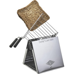 DeltaToast Model 2: тостер для маленьких кухонь, компактный, неэлектрический, экономит место, подходит для газовых плит