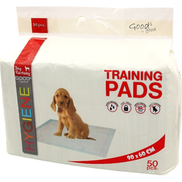 Placek Absorbent pads : Dog Fantasy Training Pads, 90 x 60 cm : 50 gb