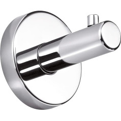 Inda Gealuna Coat Hook, chrome-plated, 6 x 5 x 5 cm