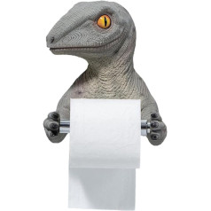 Eeneme Creative Dinosaur tualetes papīra turētājs Vannas istabas uzglabāšanas sienas tualetes papīra dvieļu turētājs Roll Barrel Punch Cloth Box