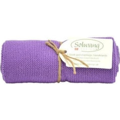 Solwang Light Purple Cotton Kitchen Towel