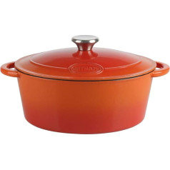 Sitram Traditional 712574 Tērauda emaljēta kastrolis 4 L Orange