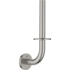 GROHE Start 41186DC0 Rezerves papīra turētājs (materiāls: metāls, pie sienas, slēpta stiprināšana), super tērauds