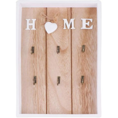 LIOOBO Key Holder European Style Wooden Decorative Wall Mounted Modern Key Holder Plastic Picture 2 20 x 30 cm