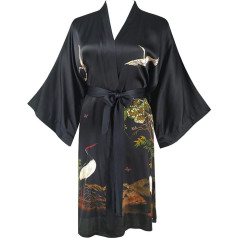 Ledamon Sieviešu kimono īss peldmēteliņš 100% zīds