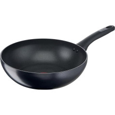 Tefal Titanium Excel C6451942 akmens efekta Wok 28 cm melns