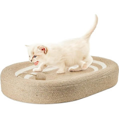 LaifuTu Коврик для когтеточки, 60 x 40 x 9 см Кошачий диван, кровать для кошек, сизалевый диван для кошек, натуральные доски для когтеточки сизалева