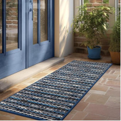 Biscpro Doormat Dirt Trapper Mat Indoor Clean Mat Carpet Neslīdošs mazgājams durvju paklājs Durvju paklājs ieejas zonai, priekšdurvīm, terasei, gaitenim, dārzam, verandai, 50 x 120 cm