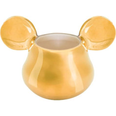 Joy Toy 62152 MICKEY MOUSE DELUXE 3D GOLDIGER EIERBECHER 11X7X7 CM, zelta krāsā