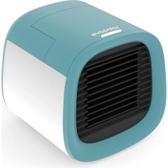 EVAPOLAR evaCHILL personīgais iztvaikošanas gaisa dzesētājs un mitrinātājs, portatīvais gaisa kondicionieris, darbvirsmas dzesēšanas ventilators, okeāna zils