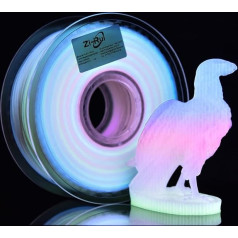 PLA filaments 1,75 mm, 3D printera filaments PLA, +/- 0,02 mm, 1 kg spole, 3D printera PLA filaments (varavīksnes krāsas)