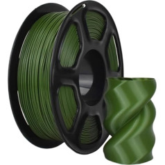 Topzeal 3D printera filaments militārais zaļš PLA 1,75 mm filaments 1 kg