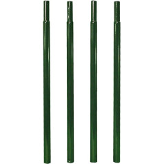 Louis 3324 Pack of 4 Round Tubes Spikes Metal Grinder 2 x 2 x 45 cm Fir Green