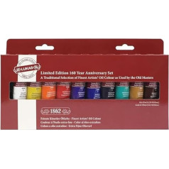 Lukas 1862 Professional Artist Oil Paint - Highly Pigmented Art Oil Paint for Canvas, Artists, Oil Painting and More. - [10 Colours - 37ml]