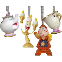 Die Schöne und das Biest Characters Unisex Christmas Baubles Multicoloured