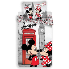 Mickey & Minnie London - Bērnu gultas piederumi - Segas pārvalks