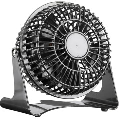 Sichler Haushaltsgeräte mazs galda ventilators: VT-111.T kompakts galda ventilators, 14 W, diametrs 11 cm, mazs ventilators