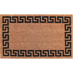 Coco&Coir® Premium kokos Fußmatte | Kokosnussmatte mit rutschfestem PVC | Fußwischer für den Eingangsbereich | für den Außen- und Innenbereich | 45 x 75 cm