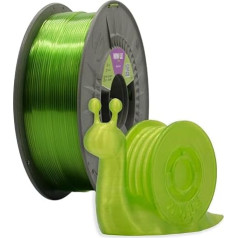 Winkle PETG gija Krystal Lime | PETG 1,75 mm | 3D gija | 3D spausdintuvas | Spalva Krystal Lime | Ritė 300 g, laimo žalia