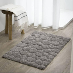 Sealskin Badteppich Pebbles, grau, 60 x 90 cm