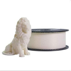 Prusament Vanilla White, PLA pavediens, 1,75 mm, 1 kg spole, diametra pielaide +/- 0,02 mm