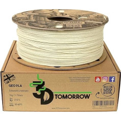 3DTomorrow Cotswold Limestone Geo PLA filaments 1.75mm Marmors PLA 100% pārstrādājams kartona spole videi draudzīgs 3D printeru filaments