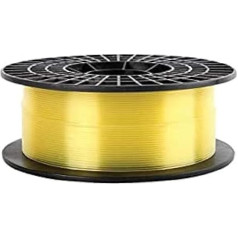 Colido dzeltena PLA caurspīdīga 3D printera aukla, 1,75 mm diametrs/1 kg