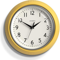 JONES CLOCKS® Ketchup sienas pulkstenis Retro dizains Ideāli piemērots virtuvei, mājas birojam, guļamistabai 25cm