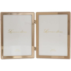 Lawrence Frames 5x7 Double Cast Gold Classic Pearl Foto rāmis