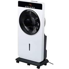 Sichler Haushaltsgeräte dzesēšanas ventilators: Grīdas ventilators ar miglu, pret insektiem, MP3 atskaņotājs, 90 W, diametrs 30 cm (ventilators ar miglu, mitrinātājs, torņa ventilators)