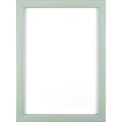 Frame Company Bilderrahmen/Posterrahmen, mit MDF-Rückwand, zum Aufhängen oder Aufstellen, aus transparentem Styrol, bruchsicherem Plexiglas, 36 x 28 cm, Hellgrün