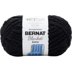 Bernat 16102727033 Blanket Extra verpalai, poliesteris, juodi, 300 g