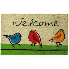 DII Natürliche Kokosfaser Fußmatte Outdoor Welcome Mat 17x29 für die Vögel