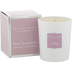 Feine natürliche Max Benjamin Duftkerze - True Lavender - MB-C6