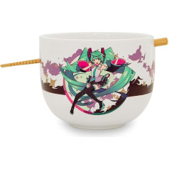 JUST FUNKY Hatsune Miku Crypton Voice Ramen bļoda ar nūjiņām 400ml