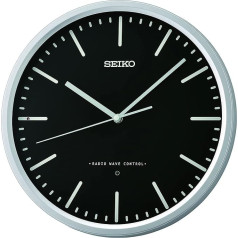 Seiko QHR027S Sienas pulkstenis Plastmasas sudraba krāsā