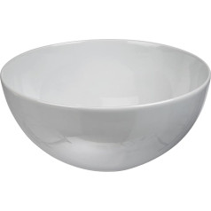 Arzberg Tric White Schüssel Rund - Moderne Salatschüssel 21 cm, Servierschüssel aus Porzellan, Müslischalen Weiß