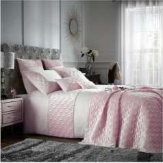 GC GAVENO CAVAILIA Muriva Diamonds Luxury Soft Warm Geometric Comfortable Shiny Duvet Cover Set King Size Pink