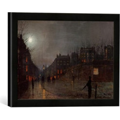 Gerahmtes Bild von John Atkinson Grimshaw Going Home at Dusk, 1882