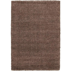 ABC Shaggy Elegance Rug Dark Brown 160 x 230 cm