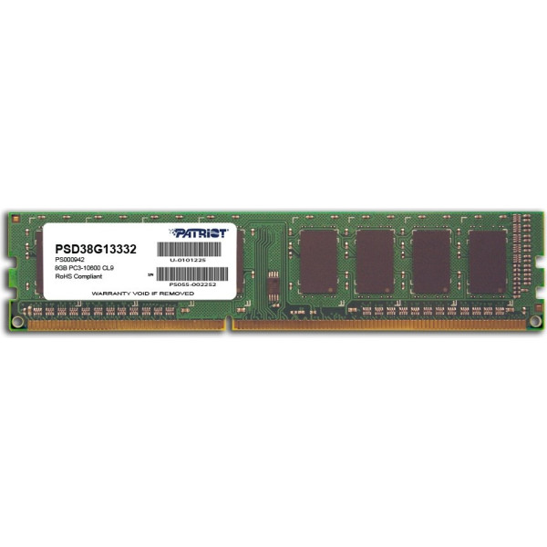 Память signature psd38g13332 (ddr3 dimm; 1 x 8 gb; 1333 mhz; cl9)