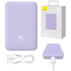 Powerbank Baseus Magnetic Mini 10000mAh 20W MagSafe (purple)