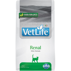 vet life renal feline - sausā kaķu barība - 400g