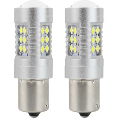 Led spuldzes canbus 3030 24smd ba15s p21w white 12v 24v -01445