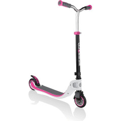 Globber Foldable Flow 125 2 Wheel Scooter, perfect choice for kids to transition to their first 2 wheel scooter. Adjustable properties, robust design