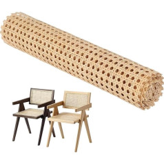 Rattan Wicker Roll, Rattan Webbing Natural, Viennese Wicker Natural, Natural Wide Rattan Webbing, Webbing Rattan Roll, Natural Rattan Fabric Roll for Caning Projects, Craft Projects