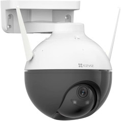 Ezviz C8C Lite Security Camera, 1080p WLAN IP PT Camera with AI Person Detection, 30 Metre Night Vision for Outdoor Use, with Pan/Tilt and SD Card Slot