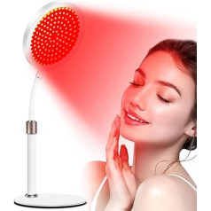 ‎Trayvespace Red Light Therapy, 660nm & 850nm Red Light Lamp Infrared Lamp with Timer, Red Light Lamp with Base, 100LEDs 3-in-1 Chip Red Light Therapy, for Skin, Pain Relief