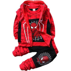 Taenzoess Bērnu apģērbu komplekts Spiderman kostīms Zēni Svīteris bikses bikses Hoodie Bērnu uzvalks Bērnu zēns apģērbs apģērbs apģērbs apģērbs apģērbs