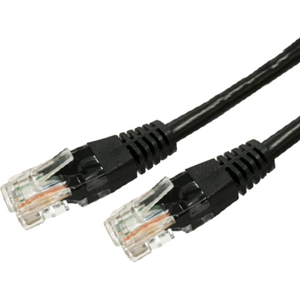 Vara savienojuma vads cat.6a rj45 utp 2m. melns